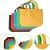 Import Wholesale customized three-dimensional folding bag non-woven pocket non-woven bag customized bag from China