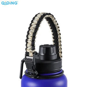 Wholesale Double Wall Vacuum Insulated Stainless Paracord Handle Vacuum Flask