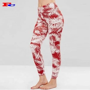 Wholesale Dri Fit Running Tights Custom Sublimation Printing Yoga Pants Leggings
