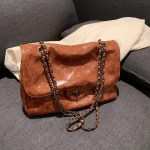 Wholesale Fashion Design Women Popular Handbags Chain Messenger Bags Large Purses For Ladies