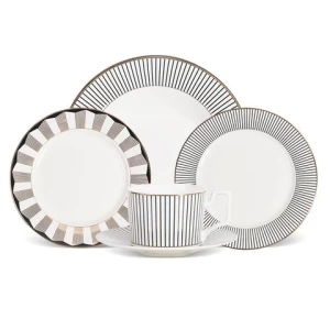 wholesale fine porcelain 20pcs ab grade safety ceramic dinner set