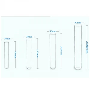 Wholesale food grade  glass test tube with cork laboratory supplies