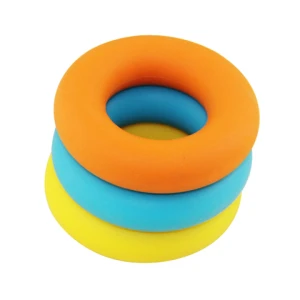 Wholesale In Stock Round Ring Strength Exercises Adjustable Silicone Rubber Hand Grip