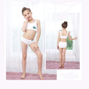 wholesale kids girl boxers gift set 100% cotton pure color underwear