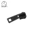 Import Wholesale metal zipper puller supplier black zipper pull and slider for dresses from China