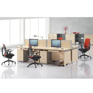 wholesale modern modular 4 people office cubicle 4 seater office workstation