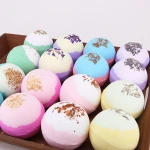 Wholesale Natural Handmade Bath Bombs Bubble Fizzer Home Spa Skincare Moisturize Bathbombs Sea Salt Essential oil Bombe De Bain