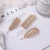 Import Wholesale new fashion punk  alloy square waterdrop metal hair barrettes word hairpins from China