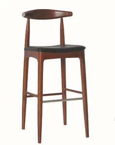 Wholesale oak or ash wood bar chair