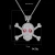 Import Wholesale Quality Iced Out Red Eye Skull Hip Hop Pendant Necklace from China