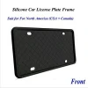 Wholesale Silicone Car License Plate Frame for North America