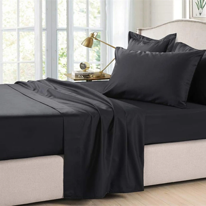 Wholesale Soft and silky 100% organic bamboo bed sheet bamboo sheet set bamboo bedding set