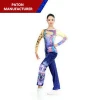 Wholesale Sports Aerobics and General Gymnastics leotards Performance Clothing set girls wear