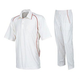 Wholesale White Cricket Uniform / Test Cricket Uniform / Custom Sublimation Cricket Uniform