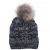 Import Wholesale Winter Kids Hat Knit Wool Cross Little Baby With Pom from China