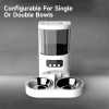 Wifi Smart Intelligent Feeder Clog-Free Design Timed Cat Feeder Automatic Pet Feeder