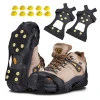 winter rubber non-slip ice gripper ice crampon for shoes with CE approval