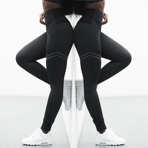 Winter sports track gym girls fitness joggers wear seamless yoga pants high waist workout yoga leggings