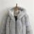 Import Winter warm fashion high quality cheap price nature color white fox fur coat from China