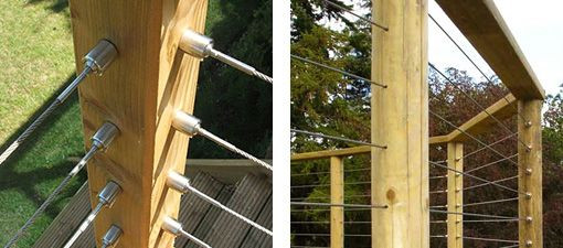Wire Rope Hand Rail Buy Wire Rope Railing Handrail Post And Cable Balustrade from Taizhou ...