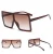 Import women men new latest model oversize big size square sunglasses from China