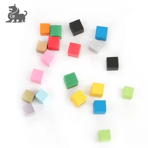 Wood crafts cubes with custom size and color