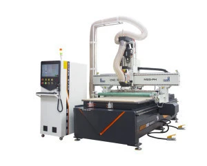Wood cutting machine automatic tool change cnc router 1325 ATC 4 Axis