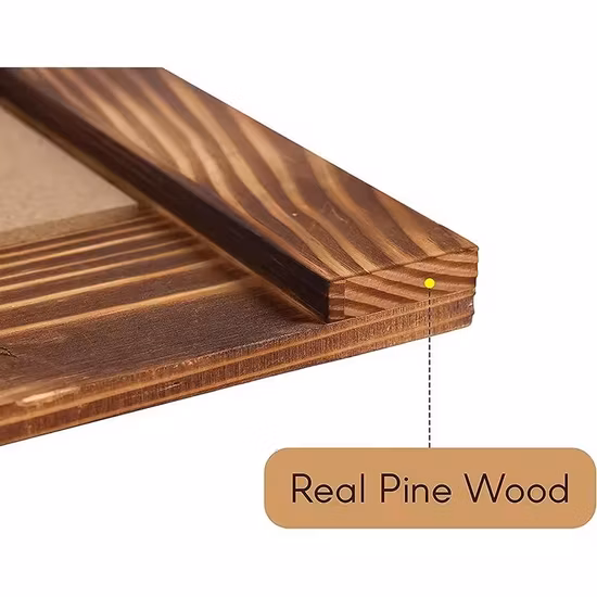 Wood Standing Photo Frame Wooden Table Pictures Frame Rustic Pine Wood Picture Frames