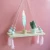 Import Wooden beads single layer girl heart storage rack one-word hanging board thickened 2CM from China