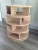 Import Wooden Rotating Shoe Rack High Quality Shoes display  Factory Price Storage Cabinet Design Display from China