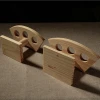 Wooden Sushi Cake Pastry Tray Tools Round Hand Roll Holder Stand