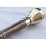 Wooden Walking Sticks, Brass Handle Walking Stick, Nautical Walking Stick