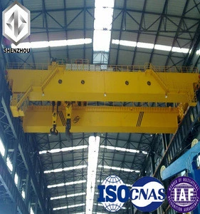 Workshop 10 ton double girder bridge crane manufacture