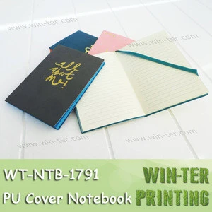 WT-NTB-1791 Soft cover book with debossed details personalized notebook