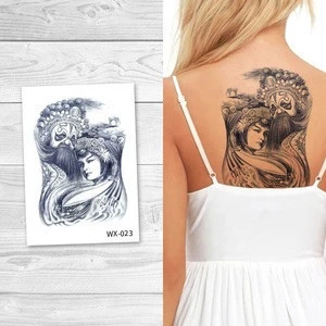 WX- 023 Factory customized non-toxic temporary water transfer tattoo