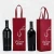 Import Xinzhengyuan Promotional Custom Eco-Friendly Reusable Handle Gift Packaging Double Printed Bottle Non Woven Wine Bag from China