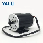 YALU MY1020  48V 1000W 1.5HP Black High Speed Brushed Electric Bicycle DC Motor for E Scooter Ebike Balance Go-kart Vehicle Car