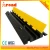 Import yellow pvc lid high quality 2 channel stage use rubber cable tray from China