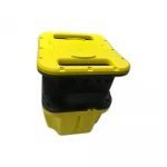 Yellow toolbox model rubber processing SLA hand board 3D printing peritoneal machining cnc plastic laser cutting machine
