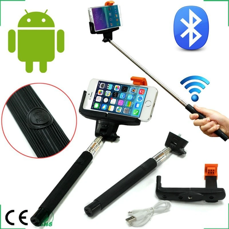 Z07-5 Extendable Selfie Stick Bluetooth Self To Palo Selfie Bluetooth Stick Tripod For Iphone LG for Xiaomi Smartphone