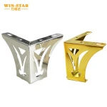 ZD-D009-B H100mm Gorgeous fancy metal bench foot cabinet feet sofa legs