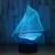 ZOGIFT home decor 3D LED Night Light sailboat 3D illusion led lamp Multi-colored Light 3D Hologram Illusion Desk Lamp