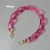 Import ZONESIN Fancy Pink Red Acrylic Hand Bag Chain Purse Chain Shoulder Strap from China