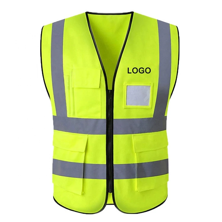 ZUJA OEM Service 360 Reflective High Visibility Safety Construction Vest
