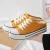 Import Letter chi xia Korean hot style low upper inside heighten canvas shoe female half tote shoe student joker shoe from China