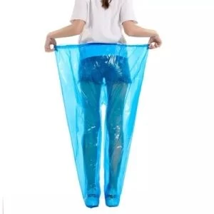 Disposable Transparent Clear Waterproof Long EVA Poncho Raincoat