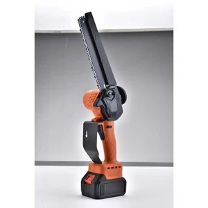 Professional 8'' Cordless Brushless Battery Mini Electric Lithium Chain Saw Single Hand Power Tool for Home