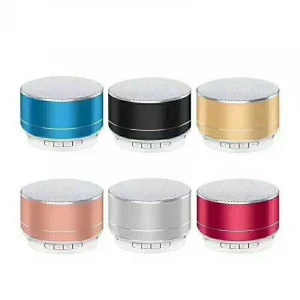 A10 Metal case Bluetooth speaker with LED lights
