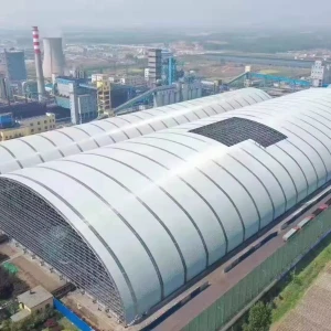 Prefabricated Steel Space frame Structure coal shed from China