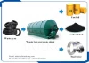 Recycling waste tire to oil pyrolysis plant with high oil yield